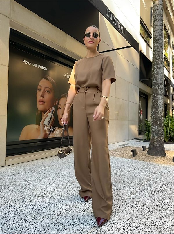 CALÇA NATÁLIA MARROM