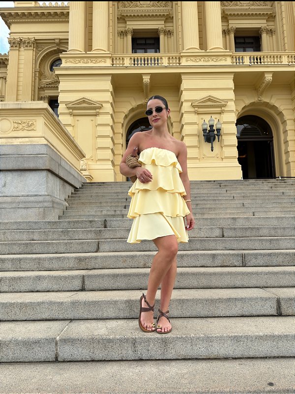 VESTIDO BIA AMARELO