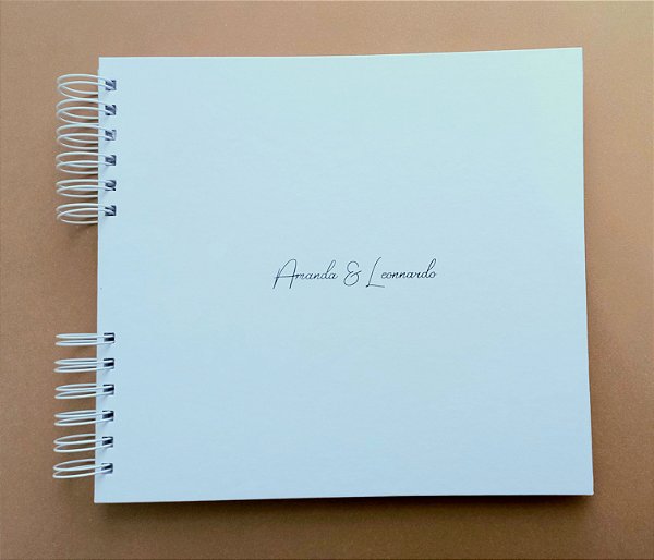 Guestbook Branco com Texto M