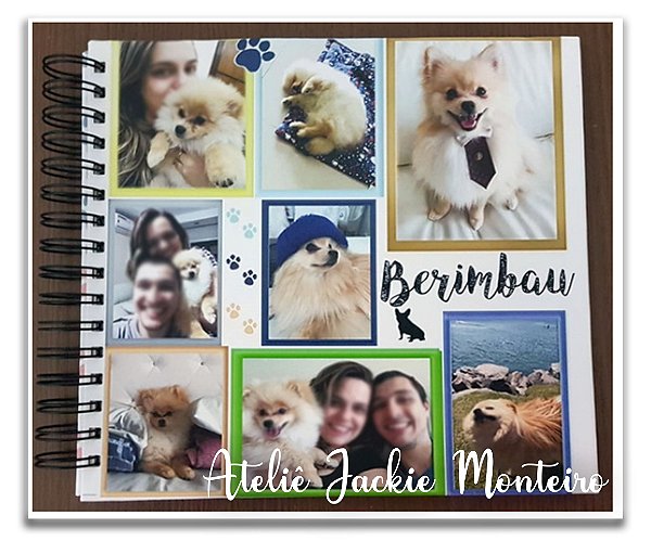 Álbum de Fotos/ Scrapbooking - Pet Personalizado