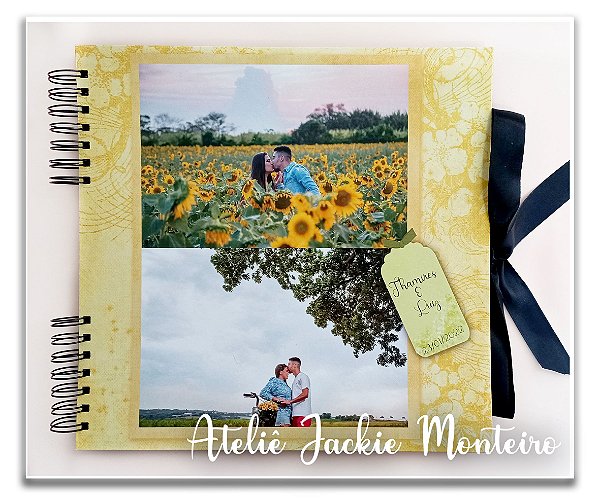 Guestbook Casamento Fundo Scrap II