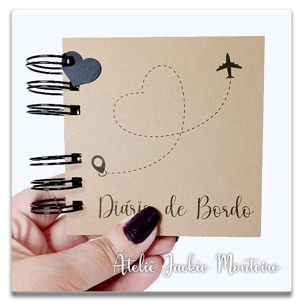 Mini Álbum Polaroid Diário de Bordo