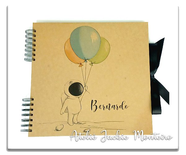 Álbum de Fotos e Scrapbooking Kraft Astronauta 2 G