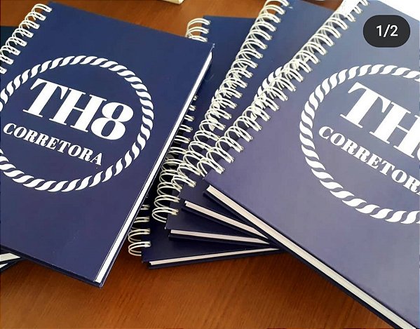 Caderno Universitário com Logo