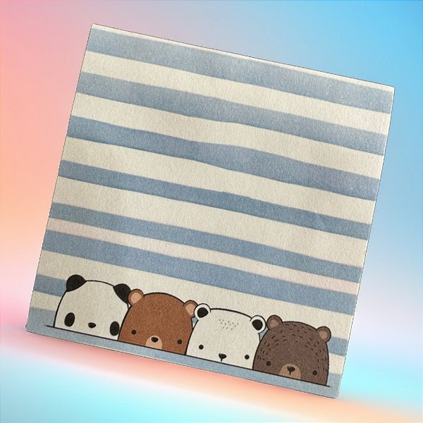 Bloquinho Post it Ursinhos