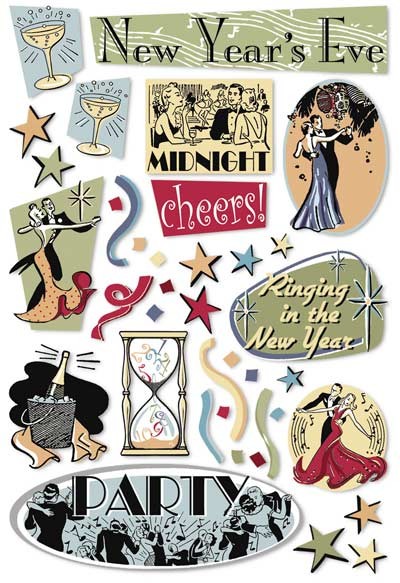 Adesivos New Years