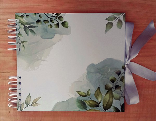 Album Decorado Aquarela Verde
