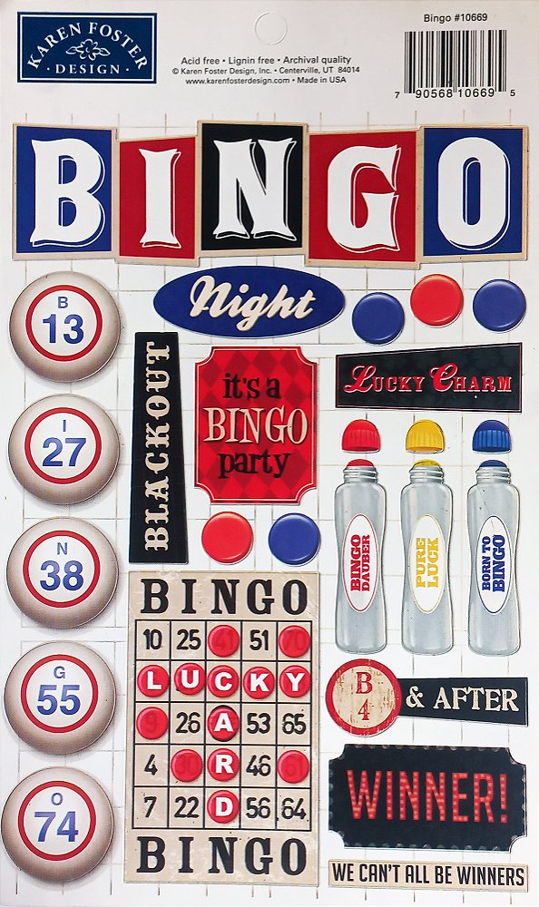 Adesivo Bingo