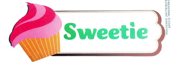 Adesivo Dimensional Sweetie