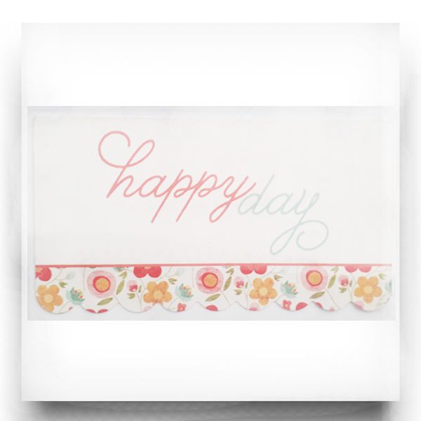 Die Cut Happy Day
