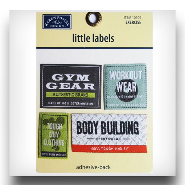 Adesivos Little Labels Exercise