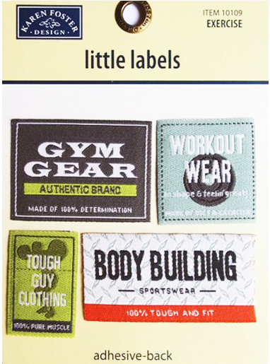 Adesivos Little Labels Exercise