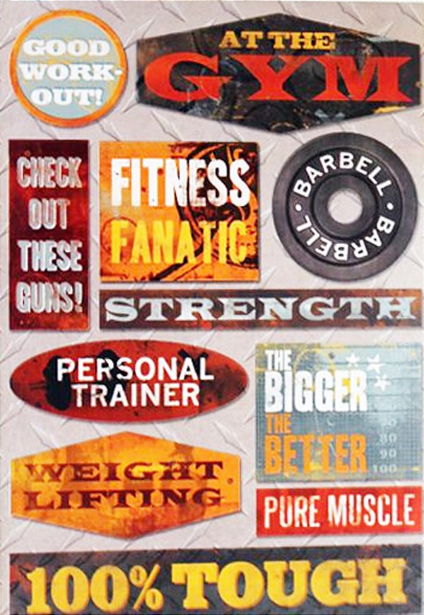 Adesivos Weight Lifting