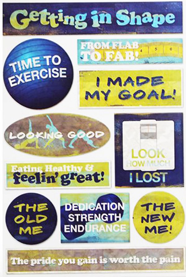 Adesivos Getting in Shape