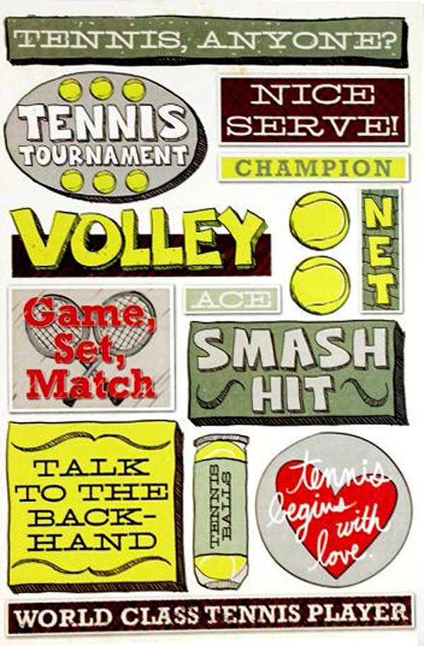Adesivos Tennis
