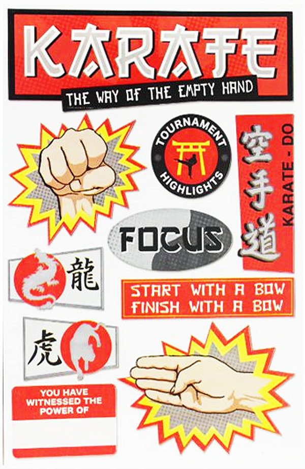 Adesivos Karatê