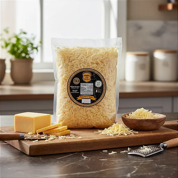 Queijo Artesanal Mantiqueira de Minas Ralado Fino 1kg