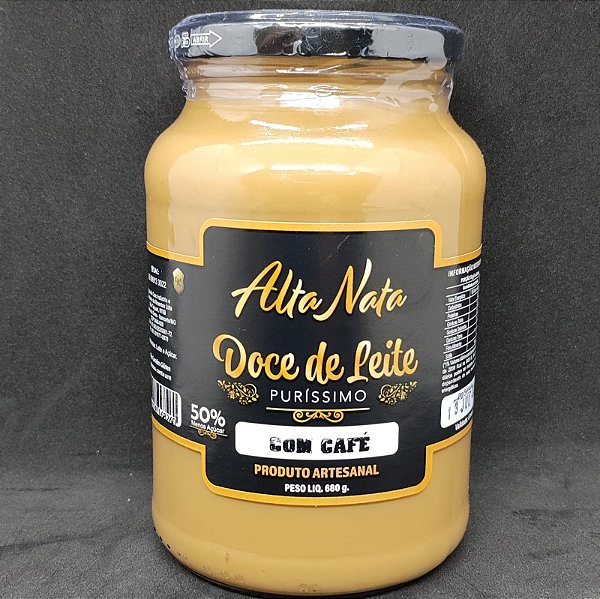 Doce de Leite ( Café ) Alta Nata 600g - 100% Artesanal