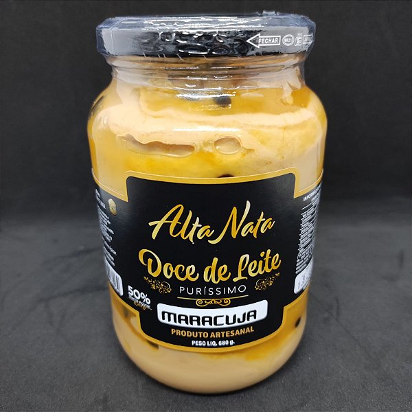 Doce de Leite ( MARACUJÁ ) Alta Nata 600g - 100% Artesanal