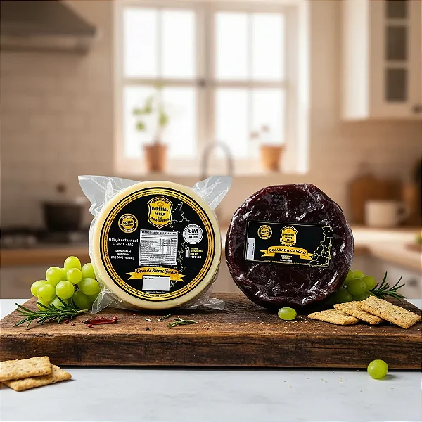 Queijo Tradicional Alagoa 900g + Goiabada Cascão Artesanal 1KG