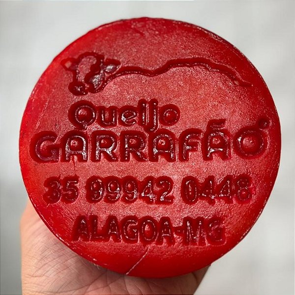 Queijo Artesanal Alagoa Faixa Vermelha 900g Fazenda Garrafão