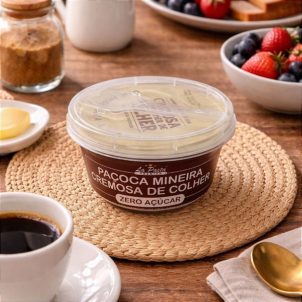 Paçoca de colher sem açúcar 260g