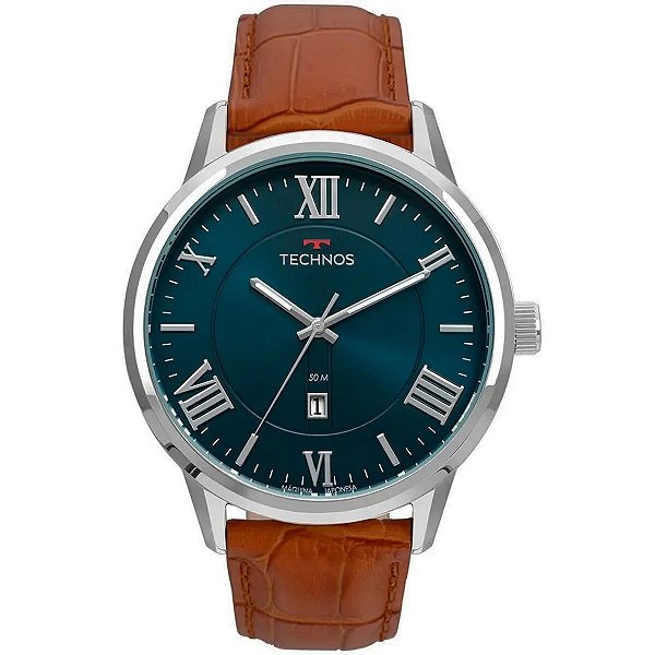 Relógio Technos Masculino Pulseira de Couro