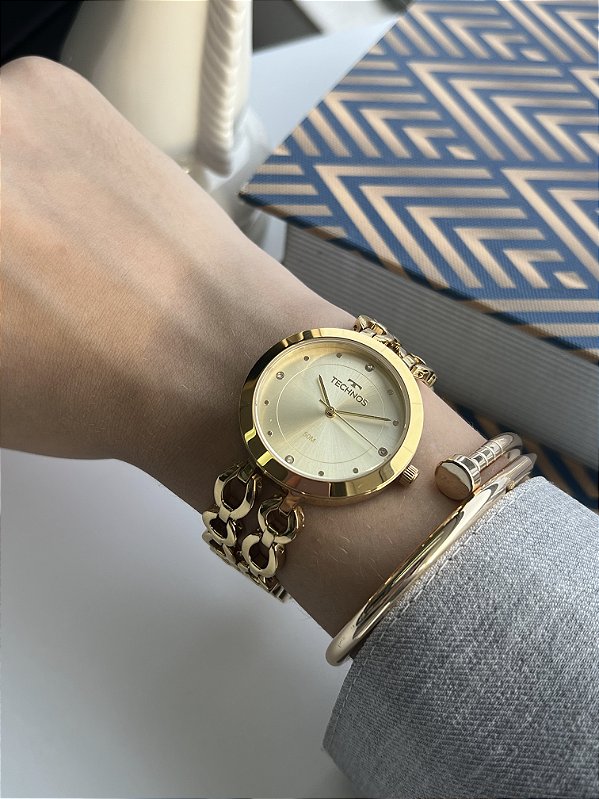 Relógio Technos Feminino Elos Dourado-2035MWL/1X