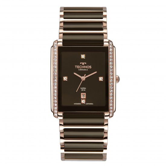 Relógio Technos Feminino Ceramic/saphire GN10AZ/1M