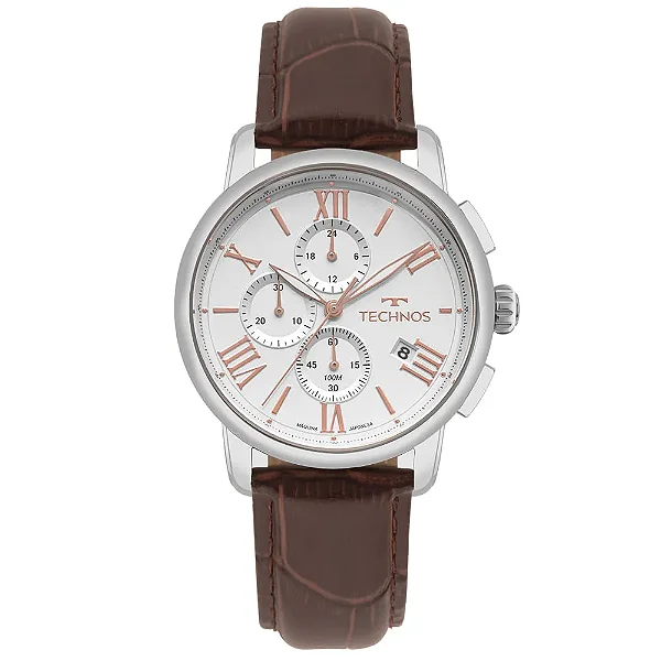 Relógio Technos Masculino Grandtech Prata JS15ENY/0K