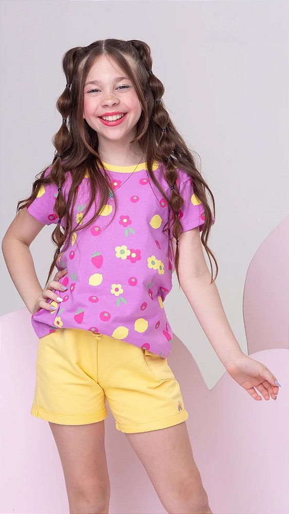 Conjunto Infantil Menina Frutinhas
