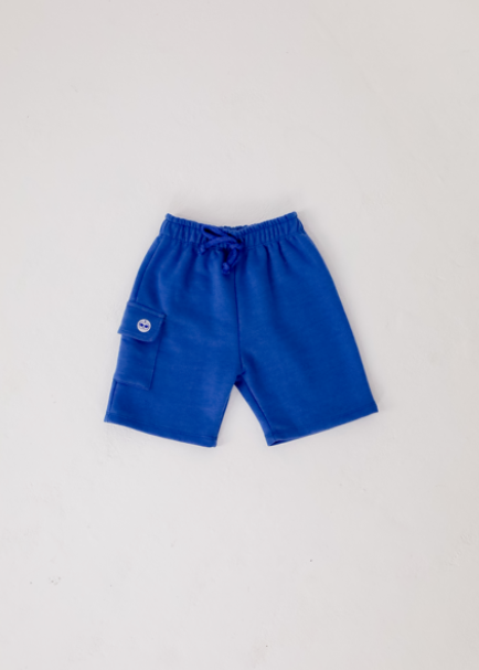 Bermuda Moletom Infantil Masculino Marinho