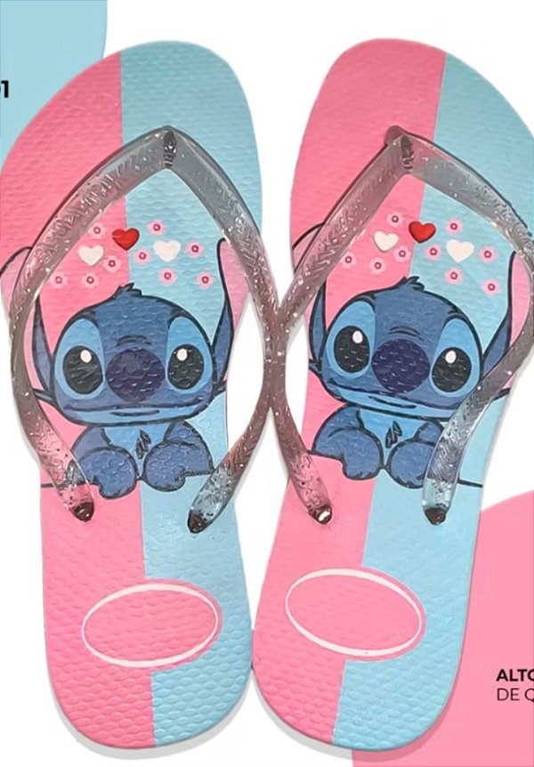 Chinelo Sandália Stitch