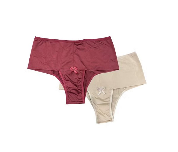 Kit 2 Tangas Cintura Alta