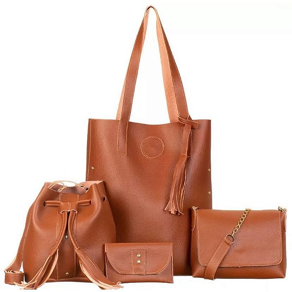Conjunto de Bolsas Casual PU
