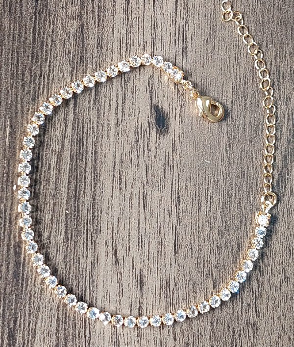 Pulseira Riviera Fina  Dourado