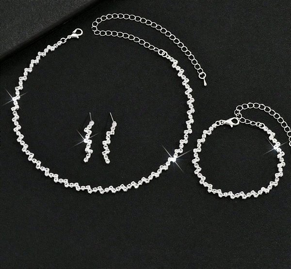 Conjunto Sofisticado Strass