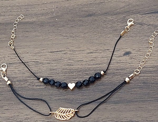 Duo de Pulseiras Moderna Macramê