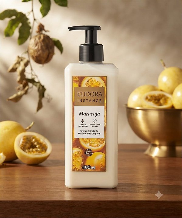 Creme Hidratante Desodorante Corporal Instance Maracujá 400Ml