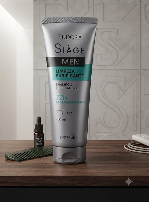 Shampoo Limpeza Purificante Men- Eudora