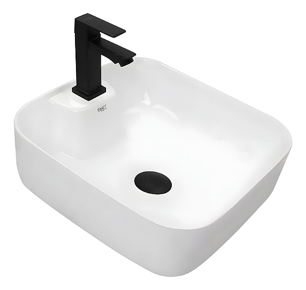 Cuba Sobrepor de cerâmica para banheiro/lavabo 40x40x14 cm