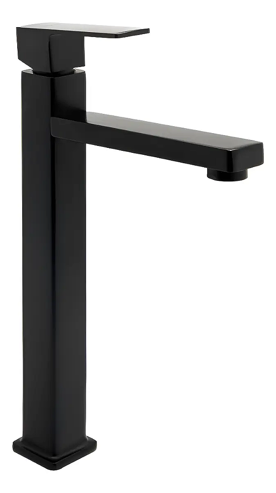 Torneira Bica Alta banheiro/lavabo/pia Luxo Preto