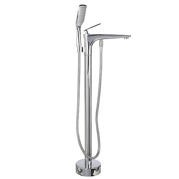 Misturador Monocomando de Piso para Banheira Cromado