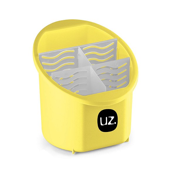 Separador Organizador  Amarelo Claro Sólido de Plástico UZ