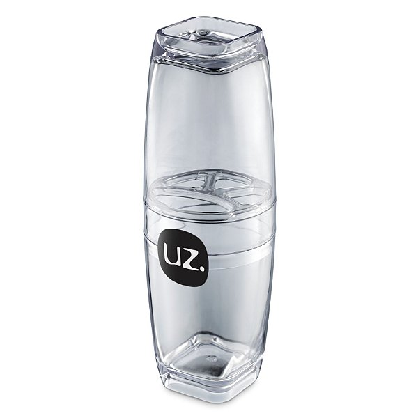 Porta Escova com Tampa Premium Transparente de Plástico UZ