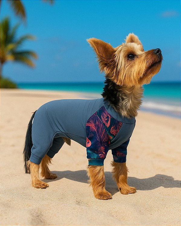 FLAMINGOS - Roupa UV 50+ (roupa pet com proteção solar)