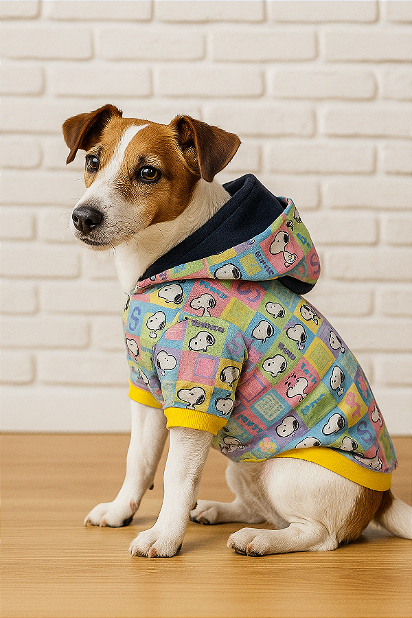 SNOOPY COLORS - Roupa de Frio para Cachorro