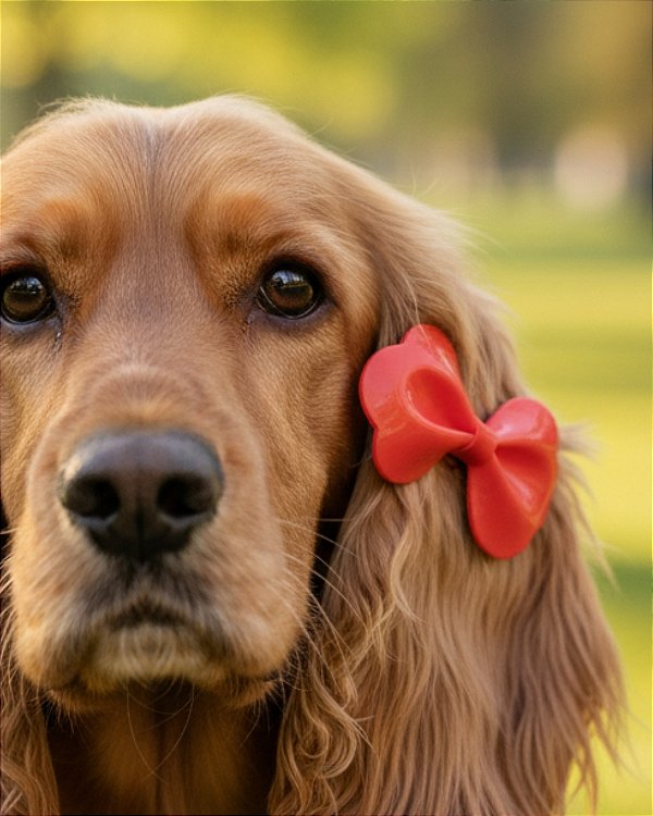 LARANJA LONITA NEON - Laço Pet