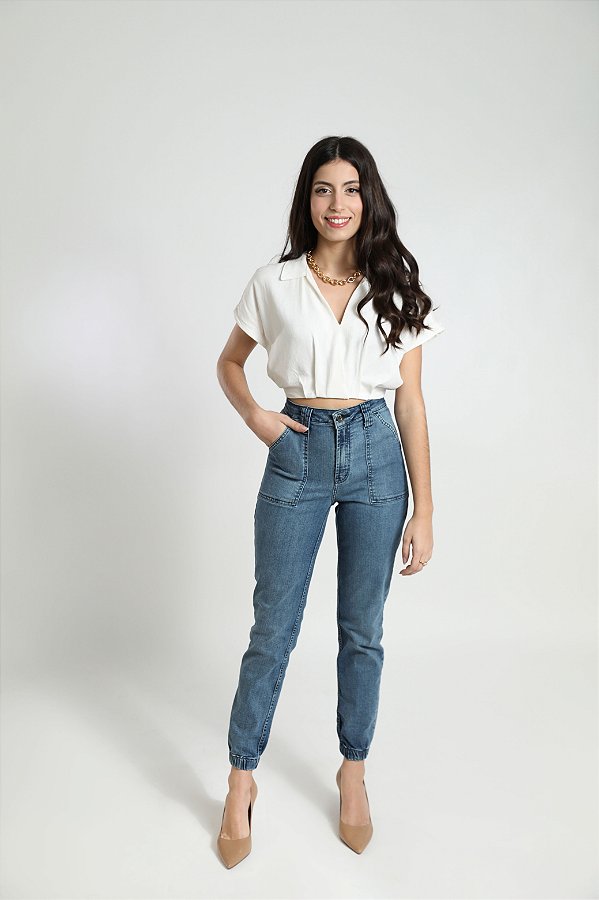 Calça Jogger Francine - Jeans Clara