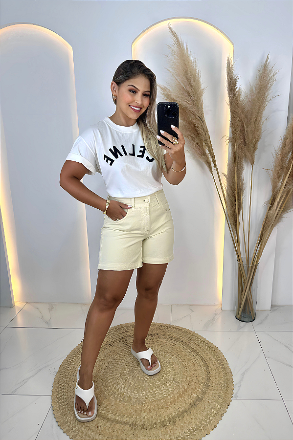 Shorts Alice - Sarja Creme